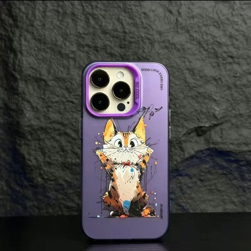 Graffiti iPhone Case Cover Cartoon Animal - Image 1