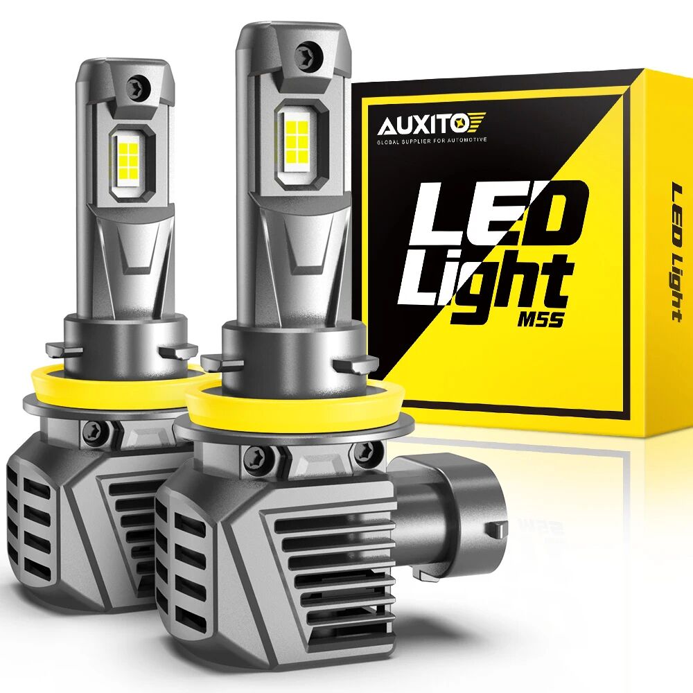 AUXITO H8/H11 LED Headlights 22000LM 6500K – 120W Canbus-Ready Turbo Fan, Plug & Play - Image 1